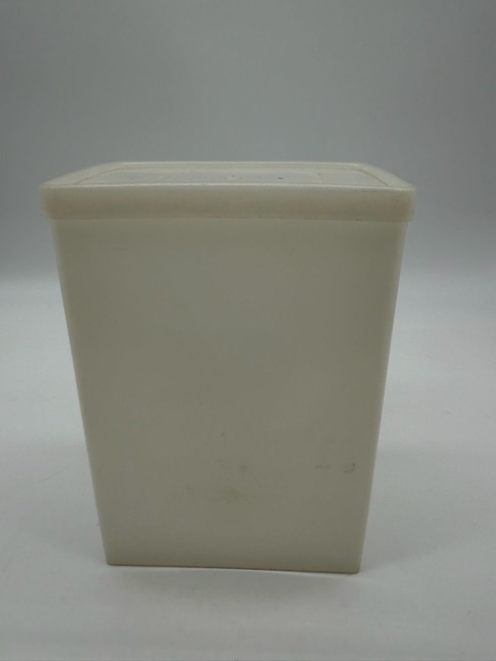Vintage Tupperware Storage Container With Removeable Piece.